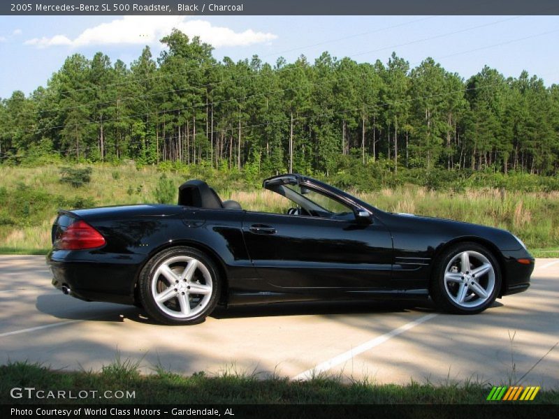 Black / Charcoal 2005 Mercedes-Benz SL 500 Roadster