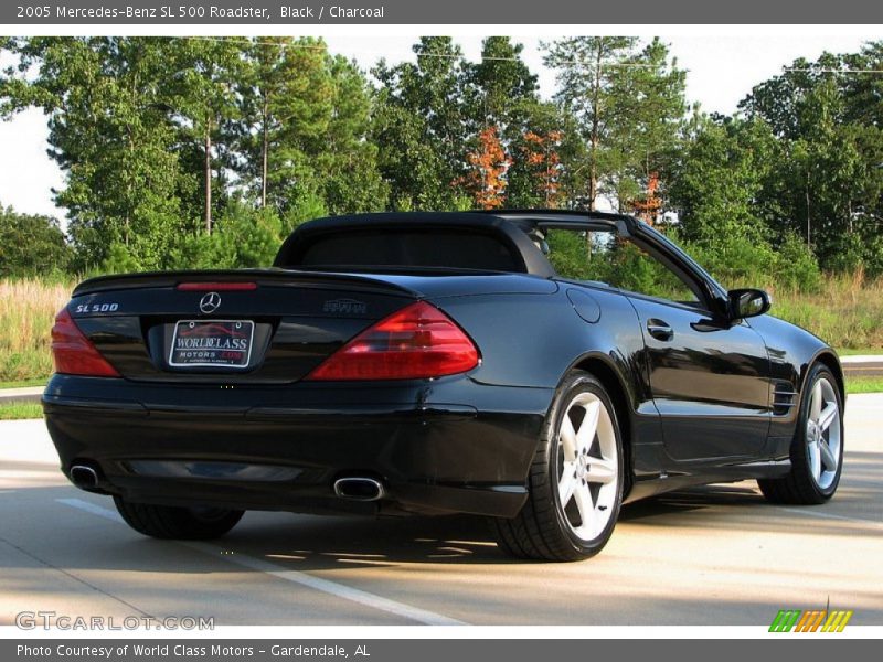 Black / Charcoal 2005 Mercedes-Benz SL 500 Roadster