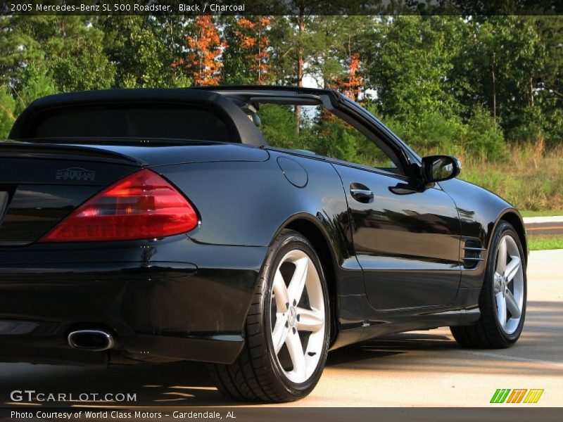 Black / Charcoal 2005 Mercedes-Benz SL 500 Roadster