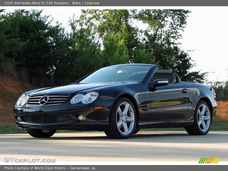 Black / Charcoal 2005 Mercedes-Benz SL 500 Roadster