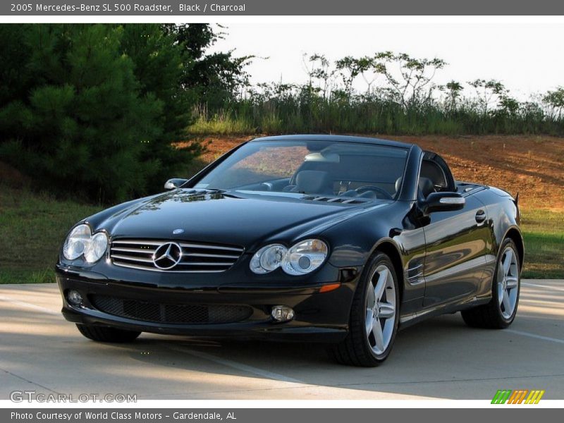 Black / Charcoal 2005 Mercedes-Benz SL 500 Roadster