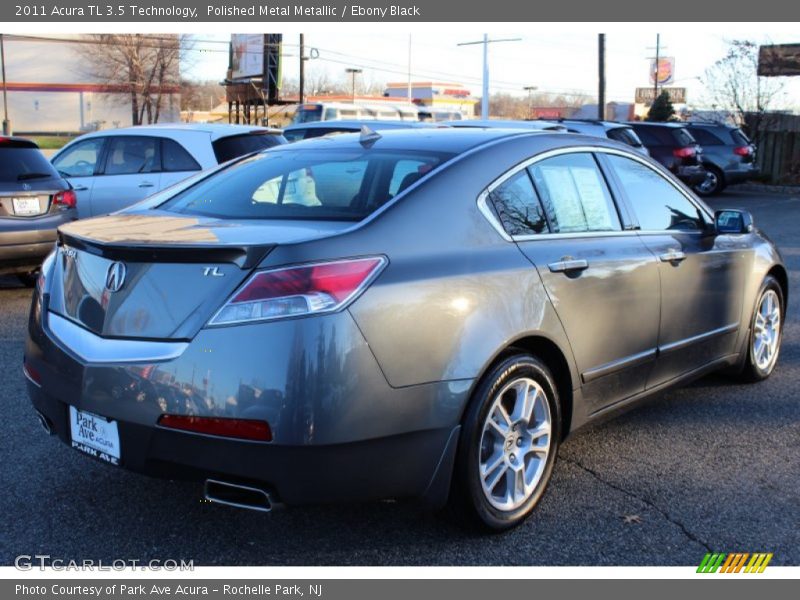 Polished Metal Metallic / Ebony Black 2011 Acura TL 3.5 Technology