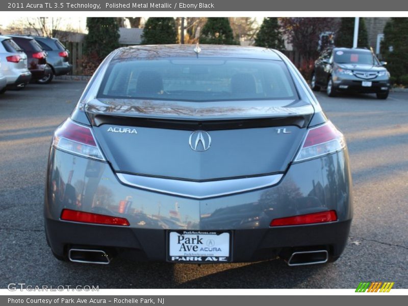 Polished Metal Metallic / Ebony Black 2011 Acura TL 3.5 Technology