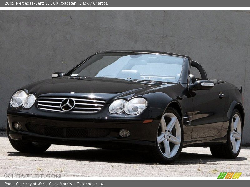 Black / Charcoal 2005 Mercedes-Benz SL 500 Roadster