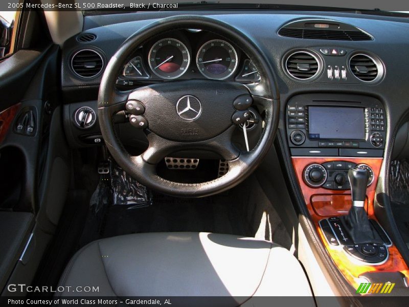 Black / Charcoal 2005 Mercedes-Benz SL 500 Roadster