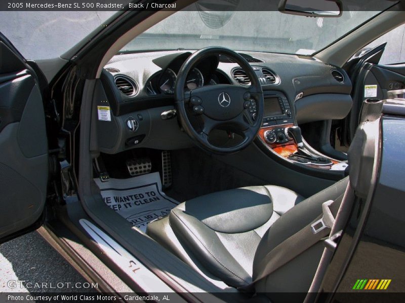 Black / Charcoal 2005 Mercedes-Benz SL 500 Roadster