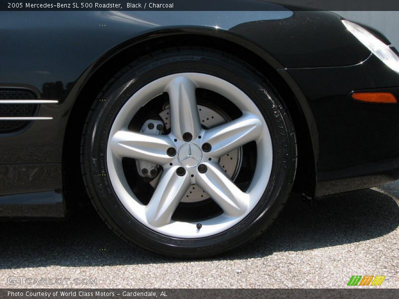 Black / Charcoal 2005 Mercedes-Benz SL 500 Roadster