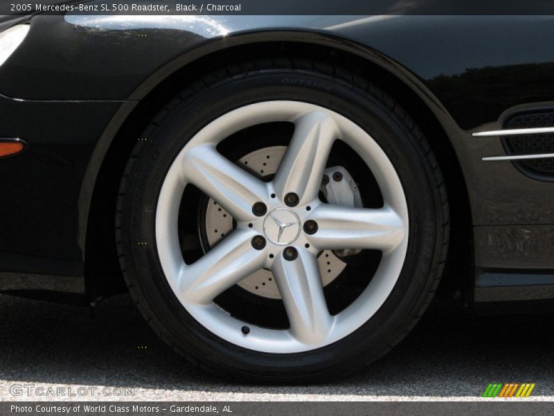 Black / Charcoal 2005 Mercedes-Benz SL 500 Roadster