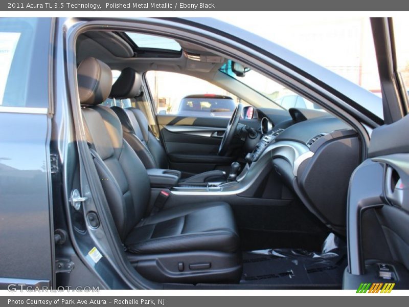 Polished Metal Metallic / Ebony Black 2011 Acura TL 3.5 Technology
