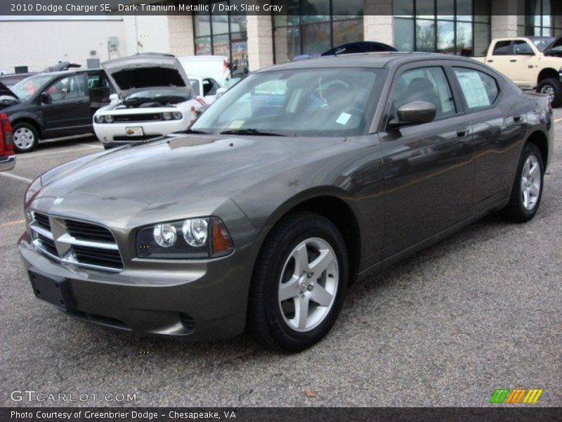 Dark Titanium Metallic / Dark Slate Gray 2010 Dodge Charger SE