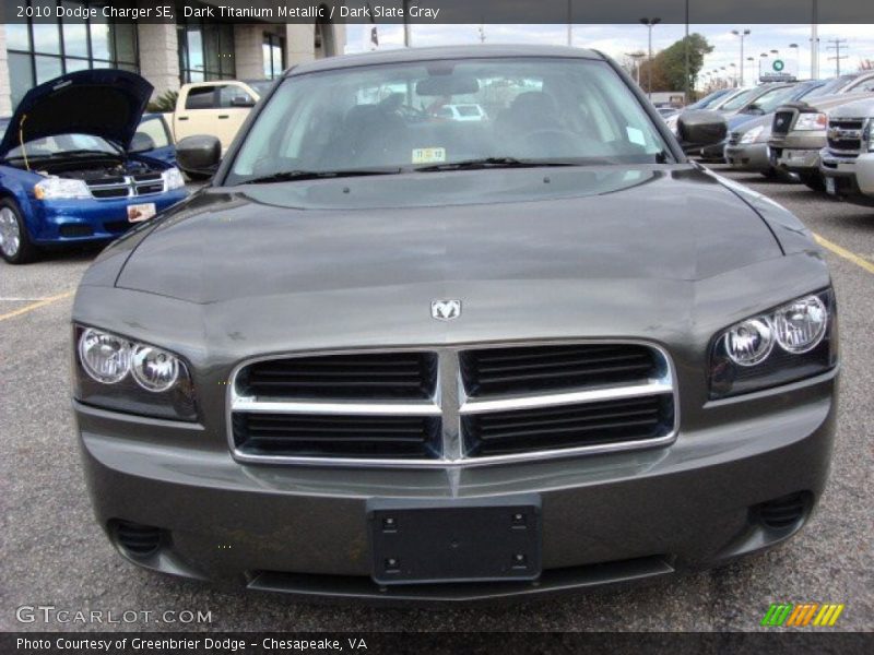 Dark Titanium Metallic / Dark Slate Gray 2010 Dodge Charger SE