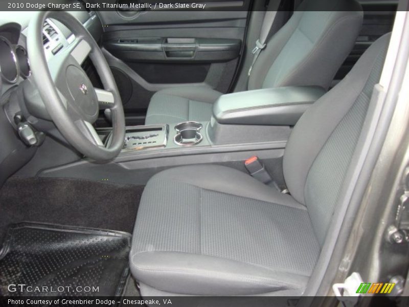 Dark Titanium Metallic / Dark Slate Gray 2010 Dodge Charger SE