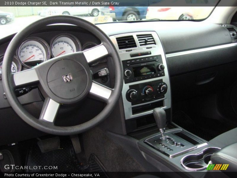 Dark Titanium Metallic / Dark Slate Gray 2010 Dodge Charger SE