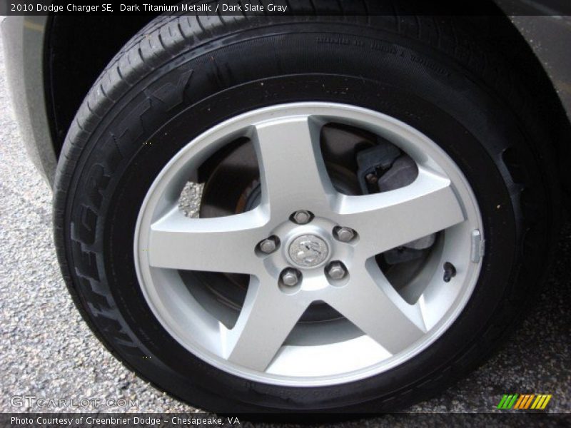 Dark Titanium Metallic / Dark Slate Gray 2010 Dodge Charger SE