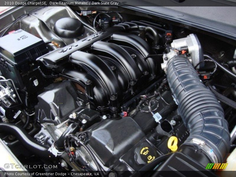Dark Titanium Metallic / Dark Slate Gray 2010 Dodge Charger SE