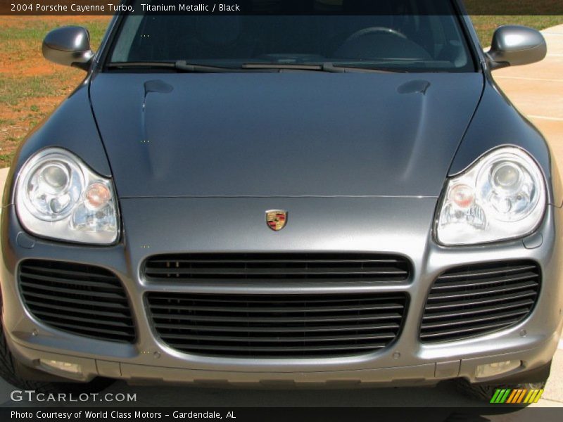 Titanium Metallic / Black 2004 Porsche Cayenne Turbo
