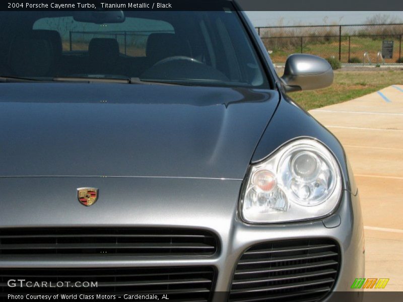 Titanium Metallic / Black 2004 Porsche Cayenne Turbo