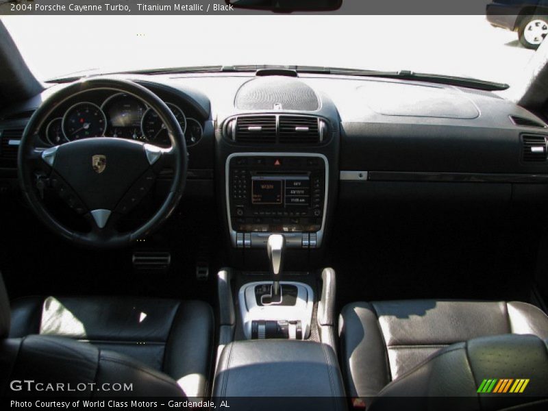 Titanium Metallic / Black 2004 Porsche Cayenne Turbo