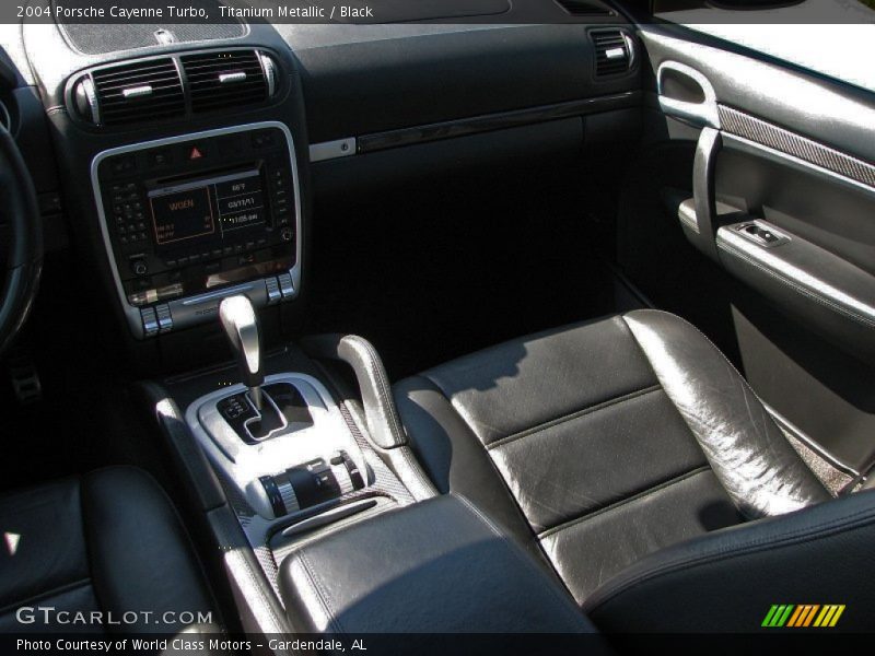 Titanium Metallic / Black 2004 Porsche Cayenne Turbo