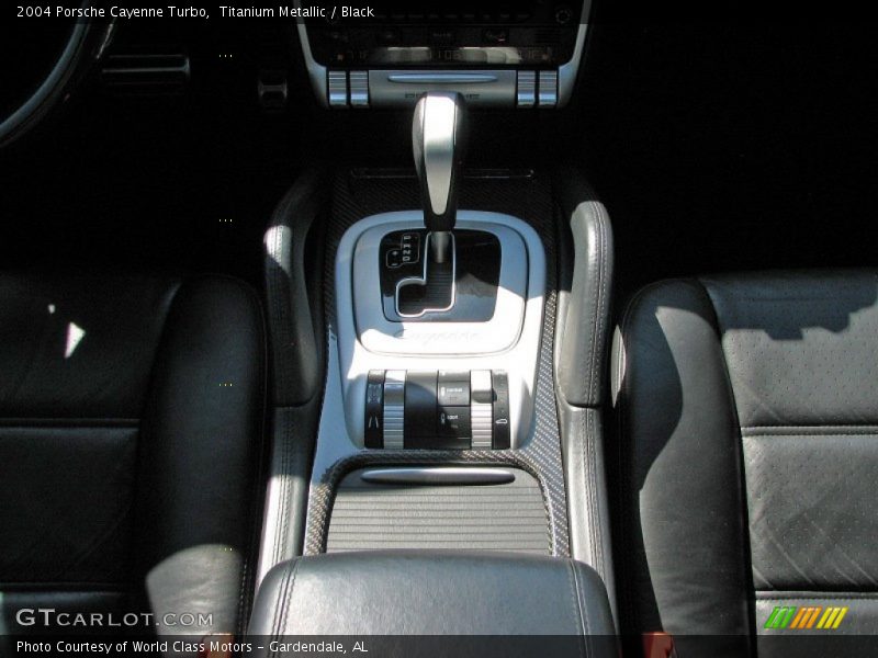 Titanium Metallic / Black 2004 Porsche Cayenne Turbo