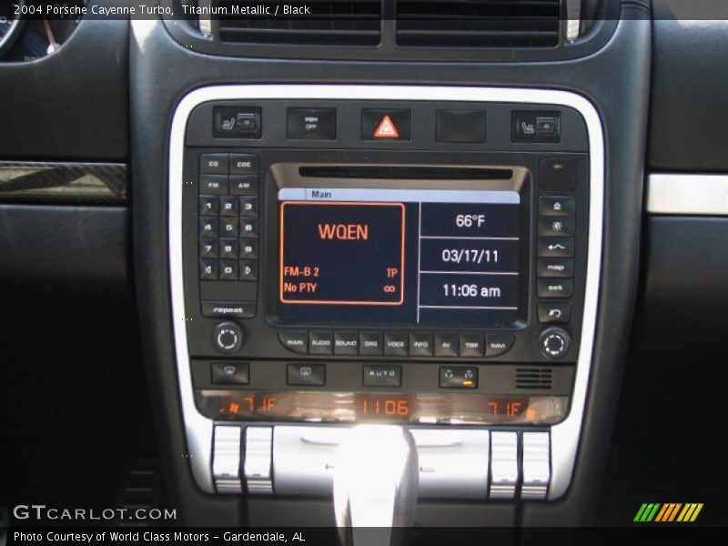 Titanium Metallic / Black 2004 Porsche Cayenne Turbo