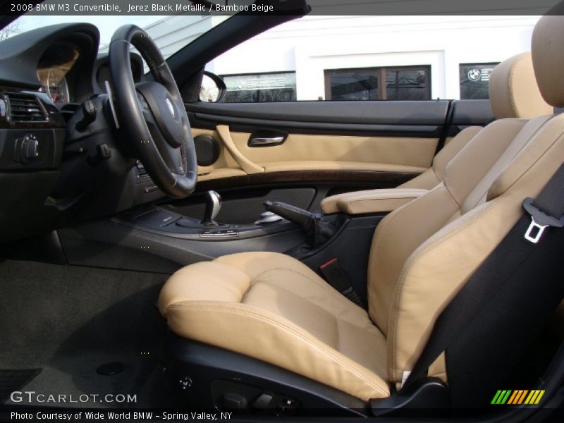 Jerez Black Metallic / Bamboo Beige 2008 BMW M3 Convertible