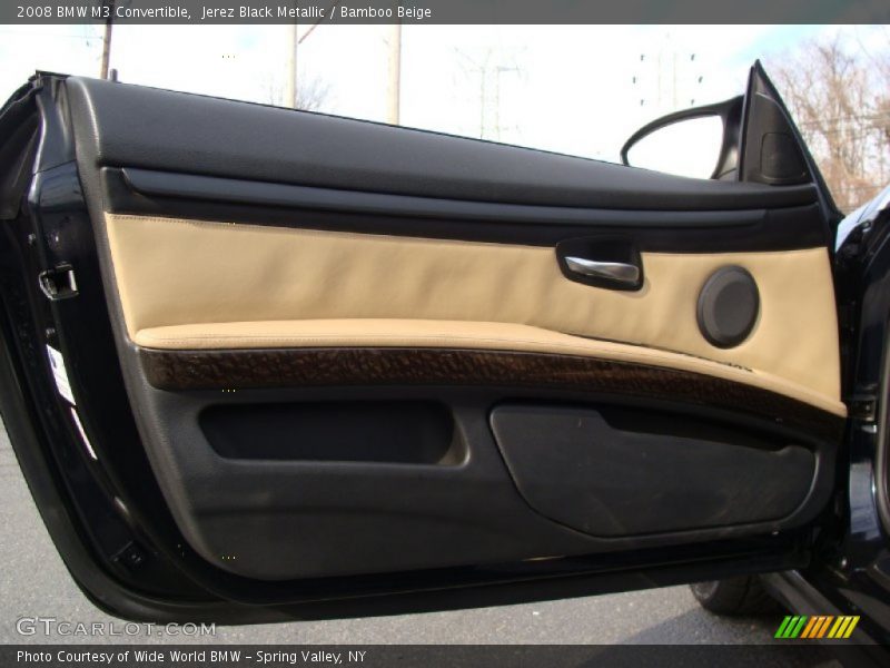 Jerez Black Metallic / Bamboo Beige 2008 BMW M3 Convertible