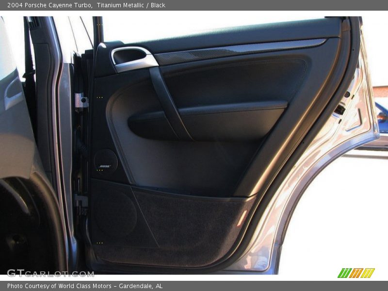 Titanium Metallic / Black 2004 Porsche Cayenne Turbo