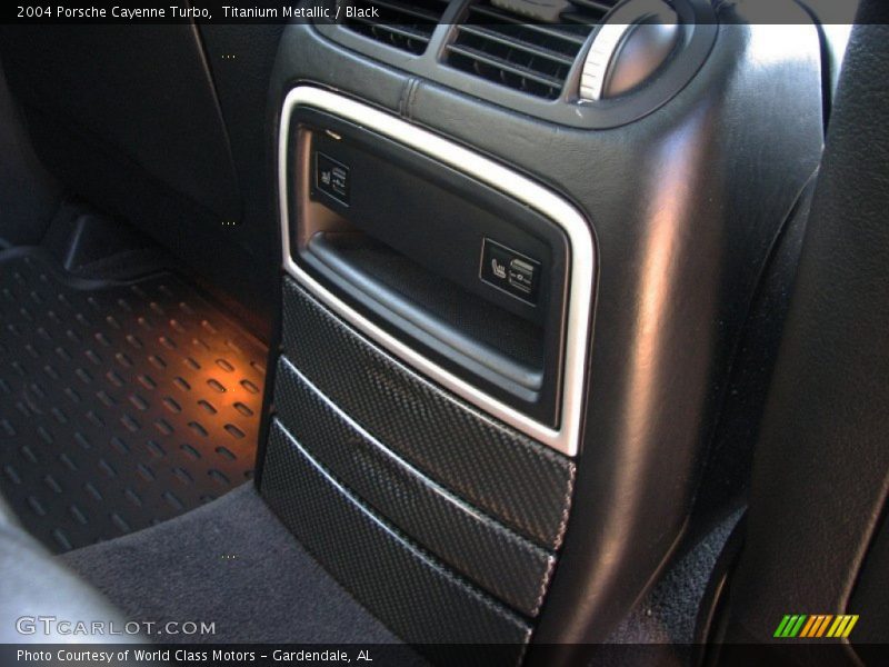 Titanium Metallic / Black 2004 Porsche Cayenne Turbo