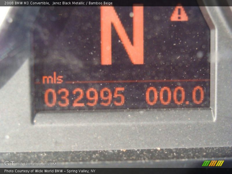 Jerez Black Metallic / Bamboo Beige 2008 BMW M3 Convertible