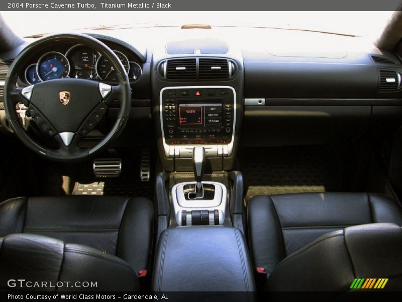 Titanium Metallic / Black 2004 Porsche Cayenne Turbo