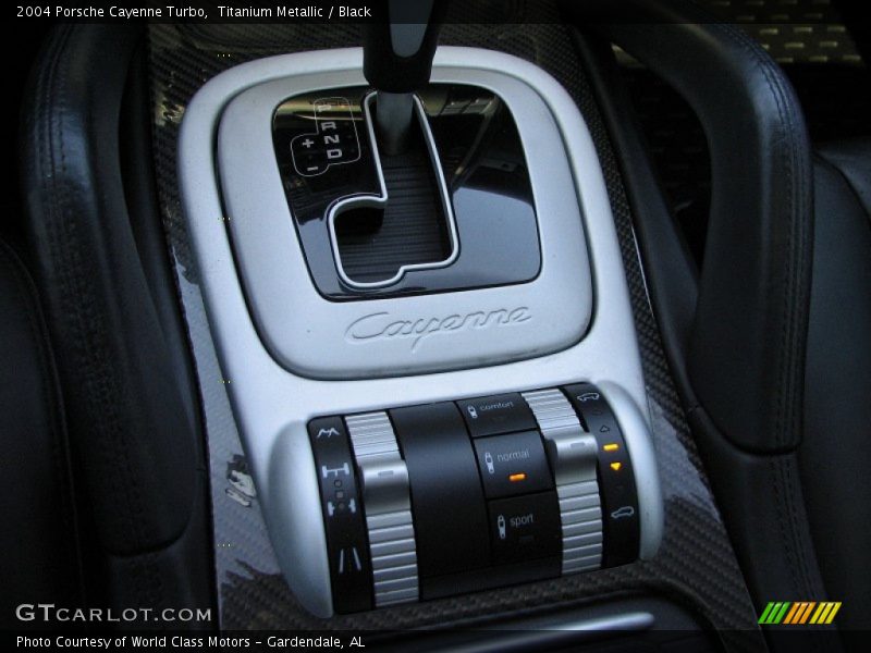 Titanium Metallic / Black 2004 Porsche Cayenne Turbo
