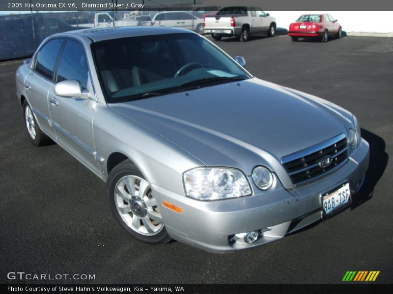 Diamond Silver / Gray 2005 Kia Optima EX V6