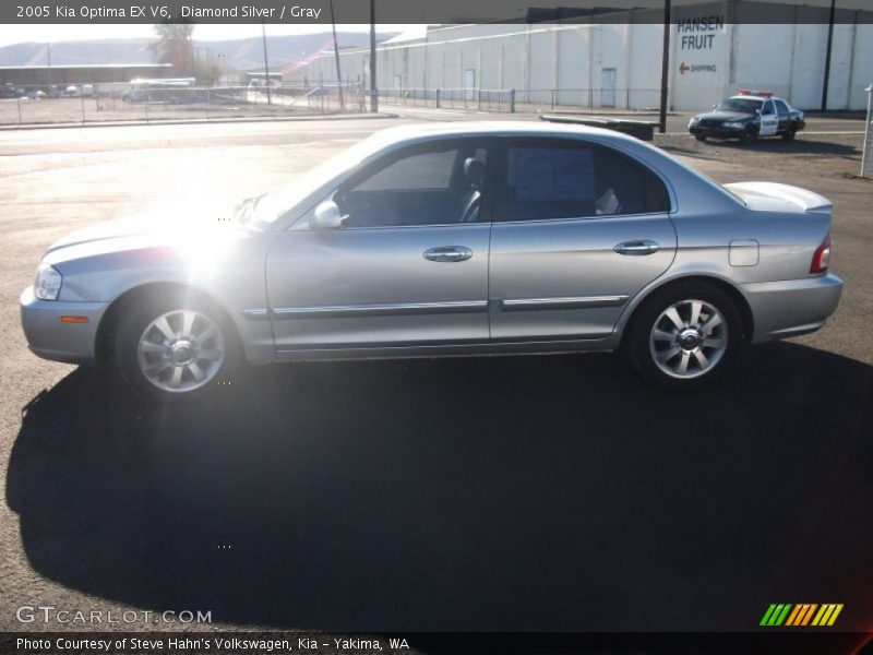 Diamond Silver / Gray 2005 Kia Optima EX V6