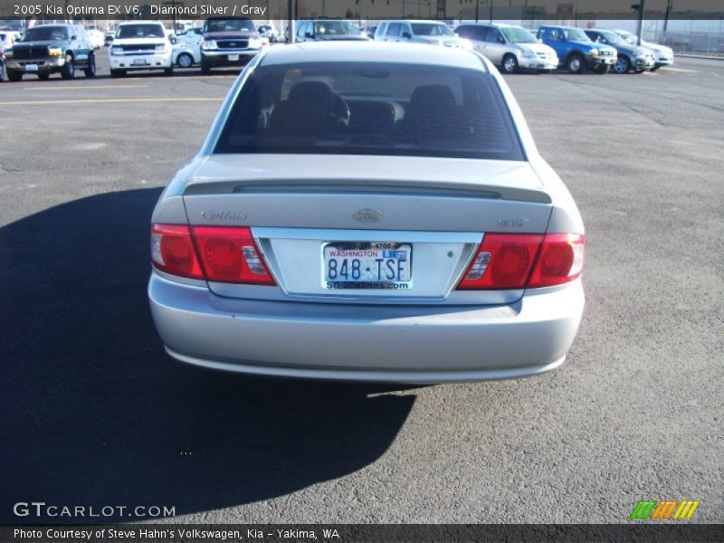 Diamond Silver / Gray 2005 Kia Optima EX V6