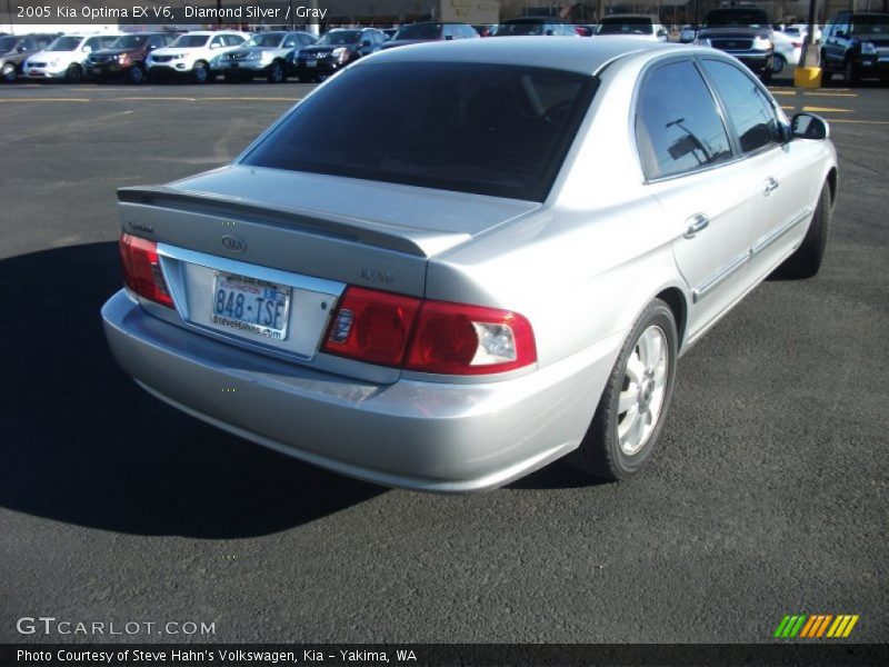 Diamond Silver / Gray 2005 Kia Optima EX V6