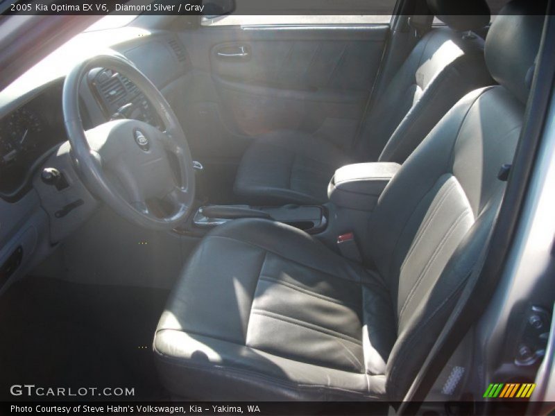Diamond Silver / Gray 2005 Kia Optima EX V6