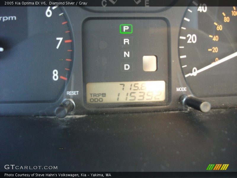 Diamond Silver / Gray 2005 Kia Optima EX V6