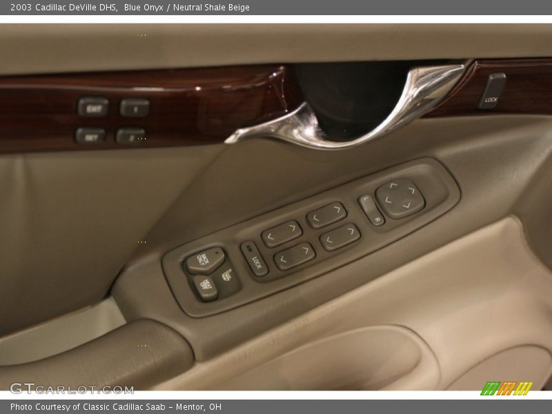 Blue Onyx / Neutral Shale Beige 2003 Cadillac DeVille DHS