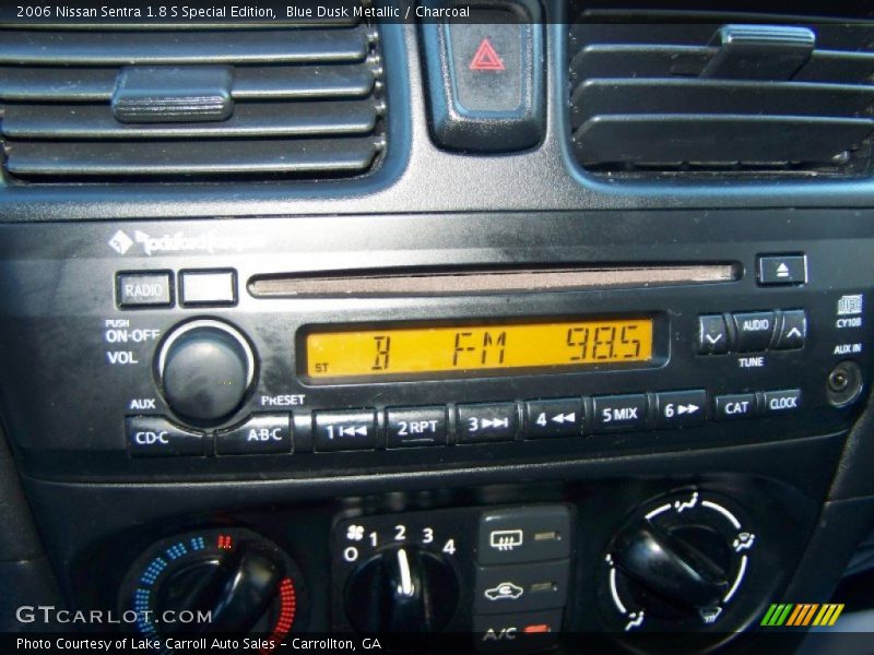 Blue Dusk Metallic / Charcoal 2006 Nissan Sentra 1.8 S Special Edition