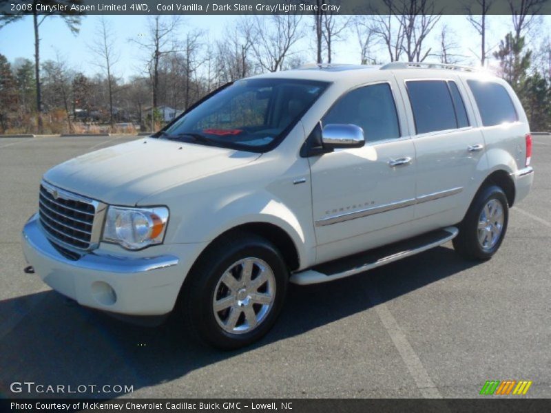 Cool Vanilla / Dark Slate Gray/Light Slate Gray 2008 Chrysler Aspen Limited 4WD