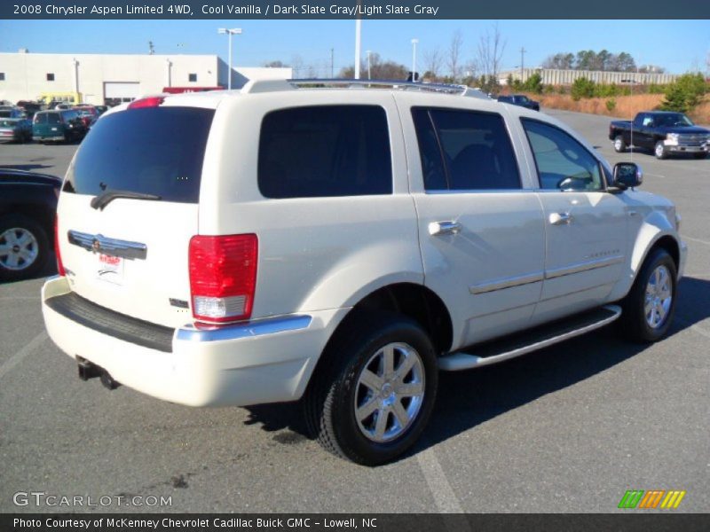 Cool Vanilla / Dark Slate Gray/Light Slate Gray 2008 Chrysler Aspen Limited 4WD