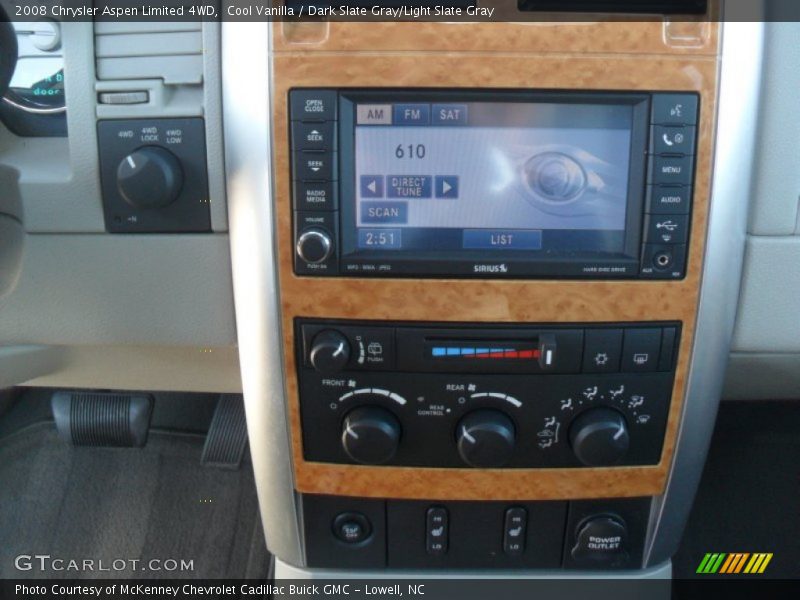 Cool Vanilla / Dark Slate Gray/Light Slate Gray 2008 Chrysler Aspen Limited 4WD