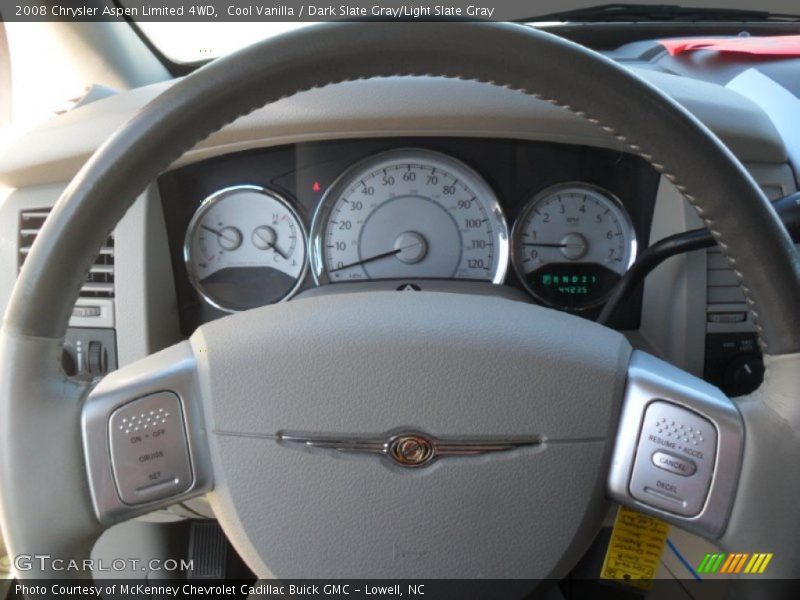 Cool Vanilla / Dark Slate Gray/Light Slate Gray 2008 Chrysler Aspen Limited 4WD