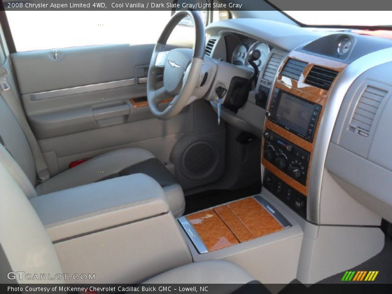 Cool Vanilla / Dark Slate Gray/Light Slate Gray 2008 Chrysler Aspen Limited 4WD