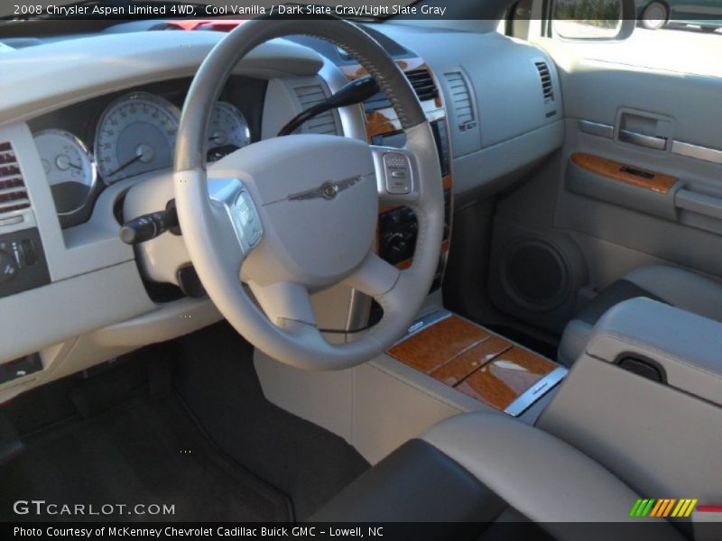 Cool Vanilla / Dark Slate Gray/Light Slate Gray 2008 Chrysler Aspen Limited 4WD