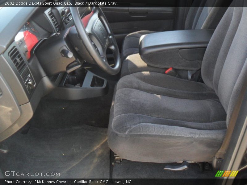 Black / Dark Slate Gray 2002 Dodge Dakota Sport Quad Cab