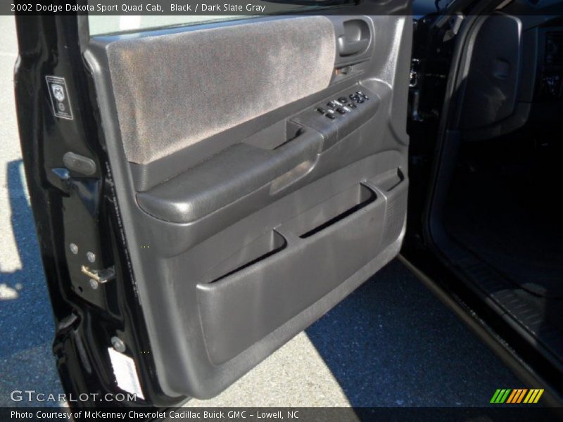 Black / Dark Slate Gray 2002 Dodge Dakota Sport Quad Cab
