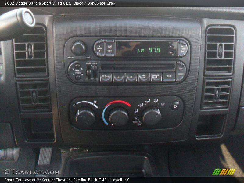 Black / Dark Slate Gray 2002 Dodge Dakota Sport Quad Cab