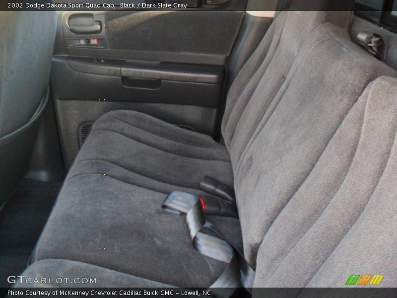 Black / Dark Slate Gray 2002 Dodge Dakota Sport Quad Cab